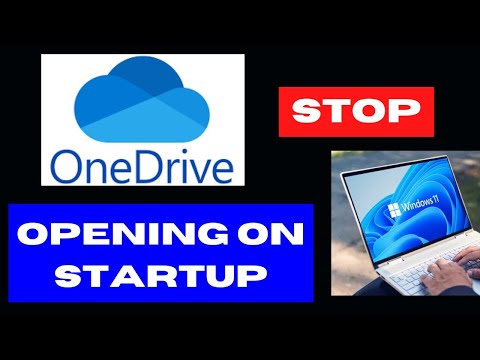 Stop OneDrive opening on Startup of Windows 11 / 10 PC