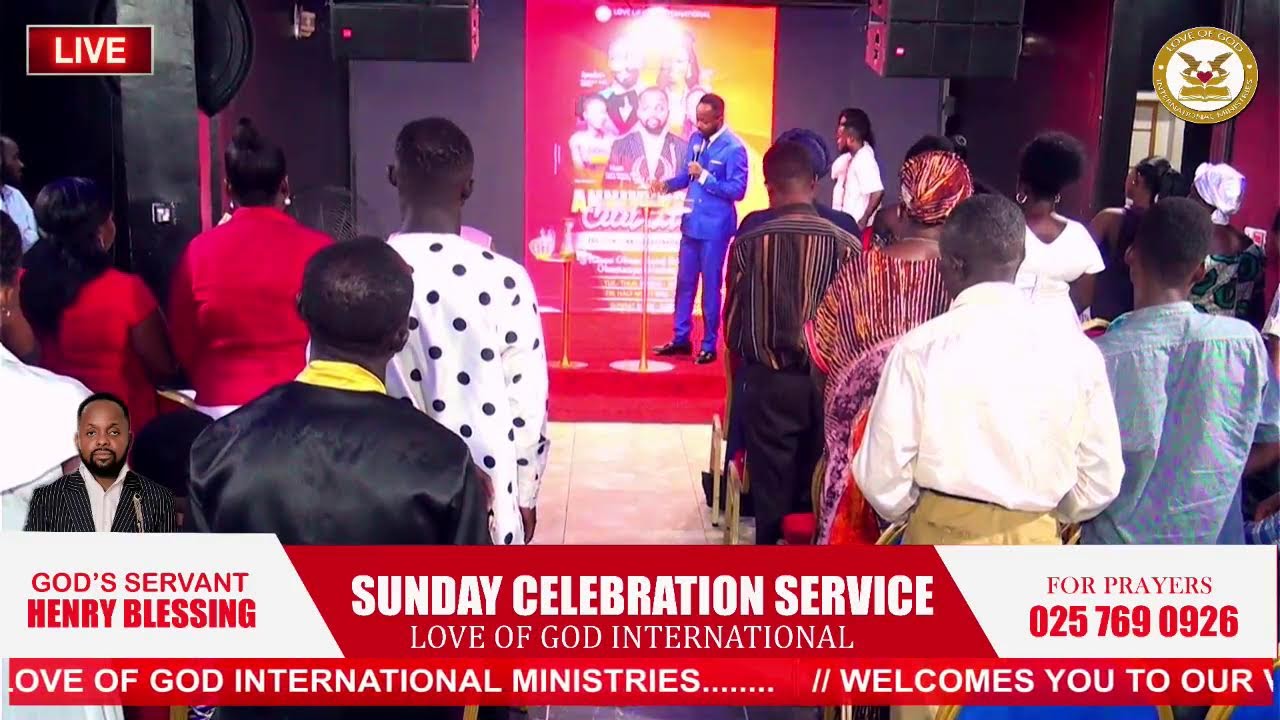 [[[ LIVE ]]]  15/02/2026 SUNDAY CELEBRATION SERVICE WITH  PROPHET HENRY BLESSING.