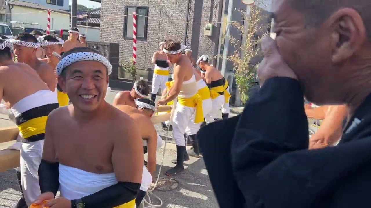 2025 大原はだか祭り 24日 廣田神社 村周り1