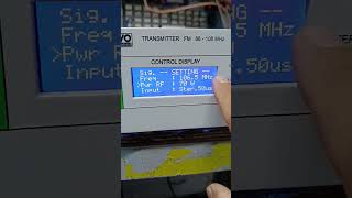 Transmisor de FM TXB-SERIES de 150w 87.5-108Mhz. #transmitter #tx #rf #fm