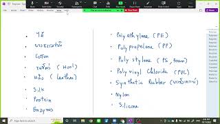 Engineering Materials 2565-1 (Sec 001) : Chapter 14 - Polymers Part 1 (Final)