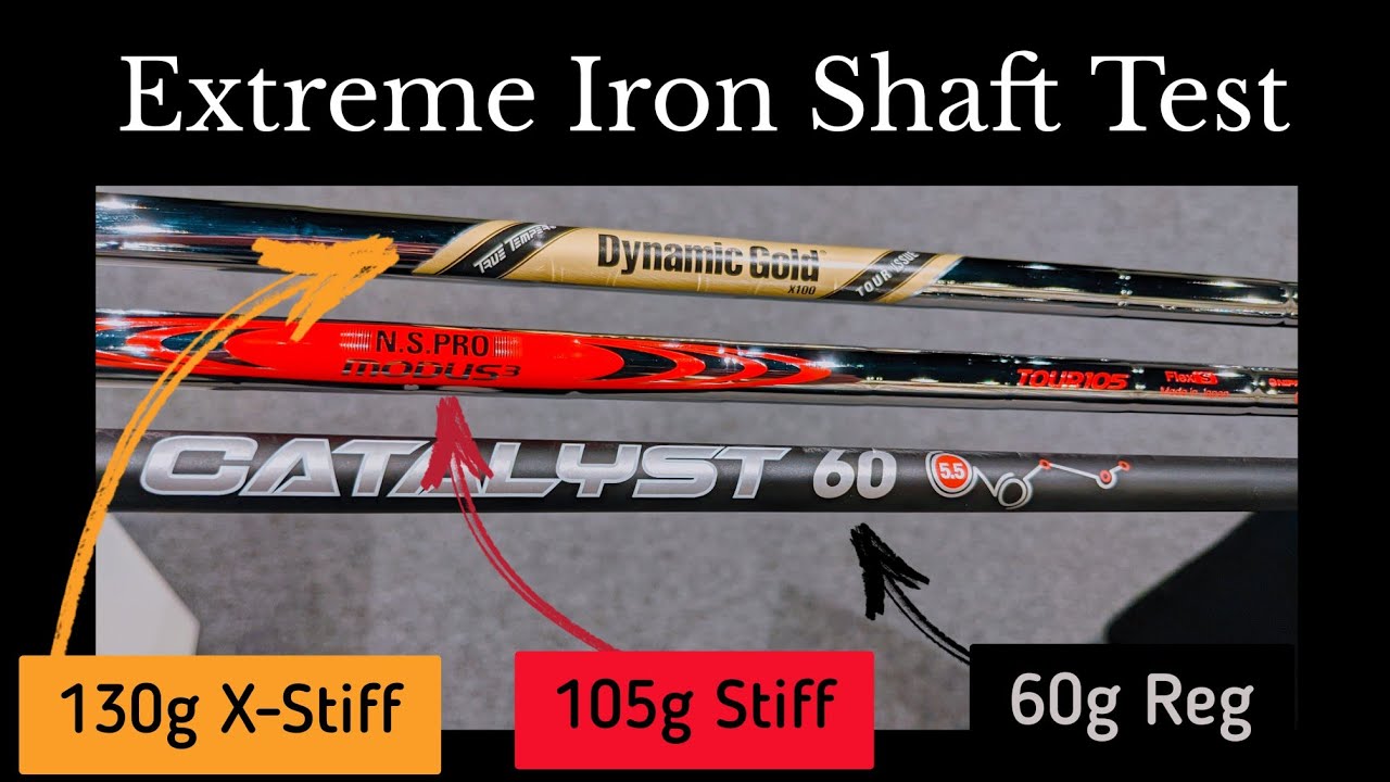 Extreme Iron Shaft Comparison Test Is Lighter Better?? YouTube