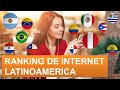 Ranking de Internet en Países Latinoamericanos