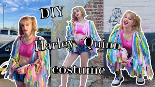 DIY Harley Quinn costume // no sewing