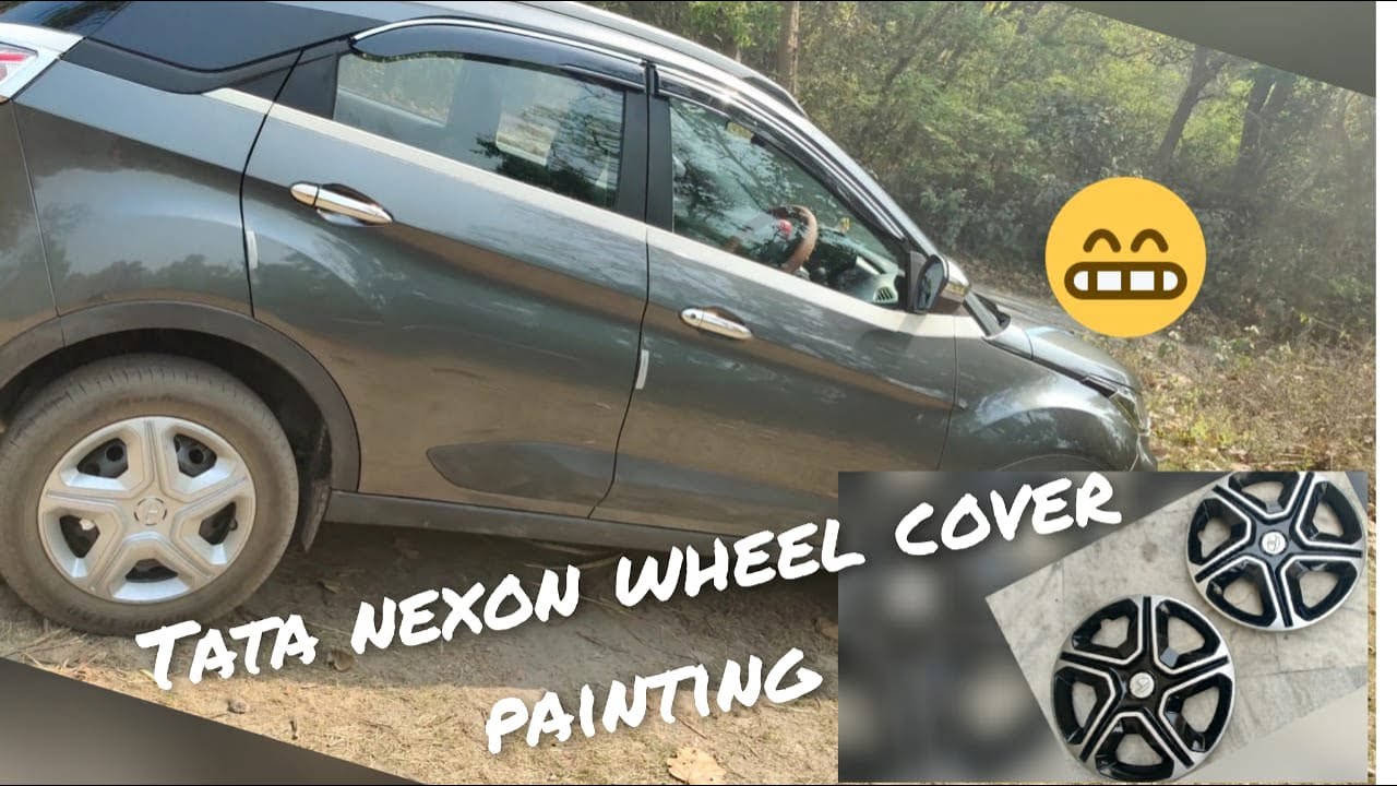 TATA NEXON XMS WHEEL COVER PAINTING