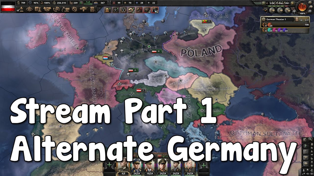 HOI4 Alternate Germany Twitch Stream Part 1