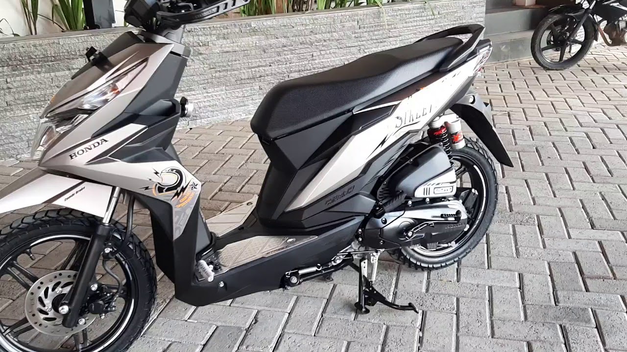 PENAMPAKAN ASLI ASESORIS ASLI HONDA BEAT STREET SILVER YouTube