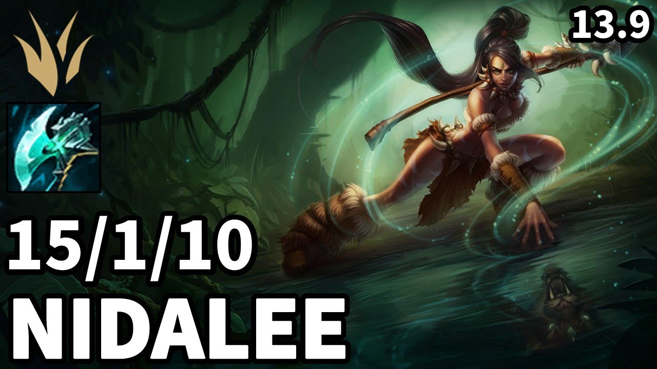 Nidalee Jungle vs Lee Sin - KR Master  | Patch 13.9