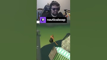 Understandable RAGE! Getting over it with Bennet Foddy Highlight  #short