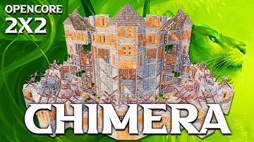 CHIMERA 2x2 • Open Core • China Wall • 6-8 man Base • RUST