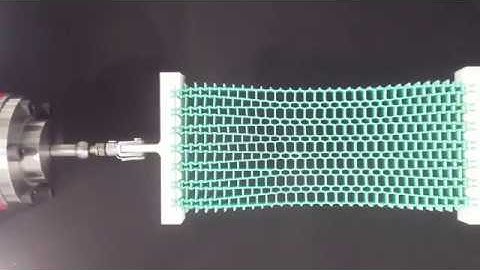 Narrow waisted shaped auxetic meta-material