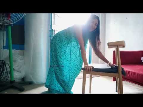 Indian Desi Beautiful Bhabhi Daily Cleaning Hot Sexy Vlog Boobs Nipple Slip 17