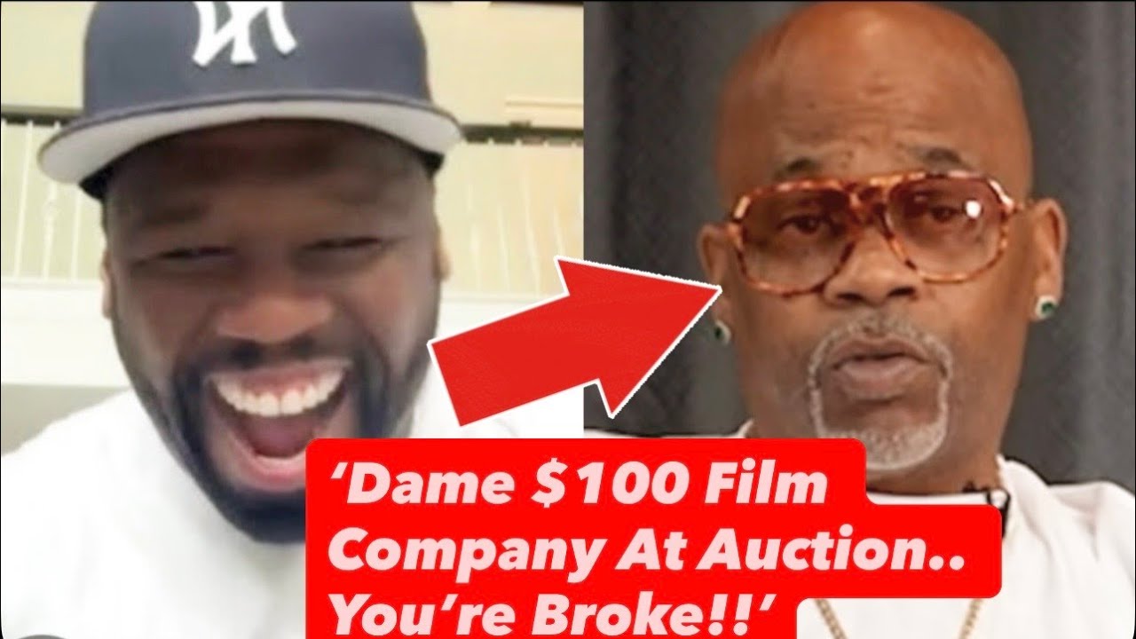 50 Cent FLAMES DAME DASH For Selling His FILM COMPANY For $100 At Auction
