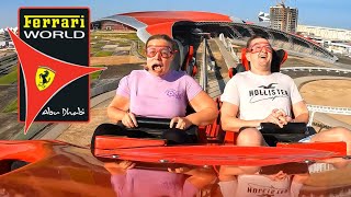 Ferrari World Abu Dhabi Vlog January 2024 - World's FASTEST Coaster!