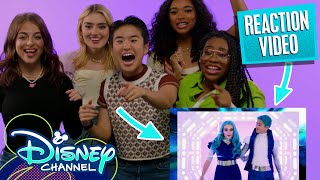 The Cast of ZOMBIES 3 Reacts to What Is This Feeling | BTS | ZOMBIES 3 | @disneychannel Resimi