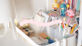 organize my stationery with me