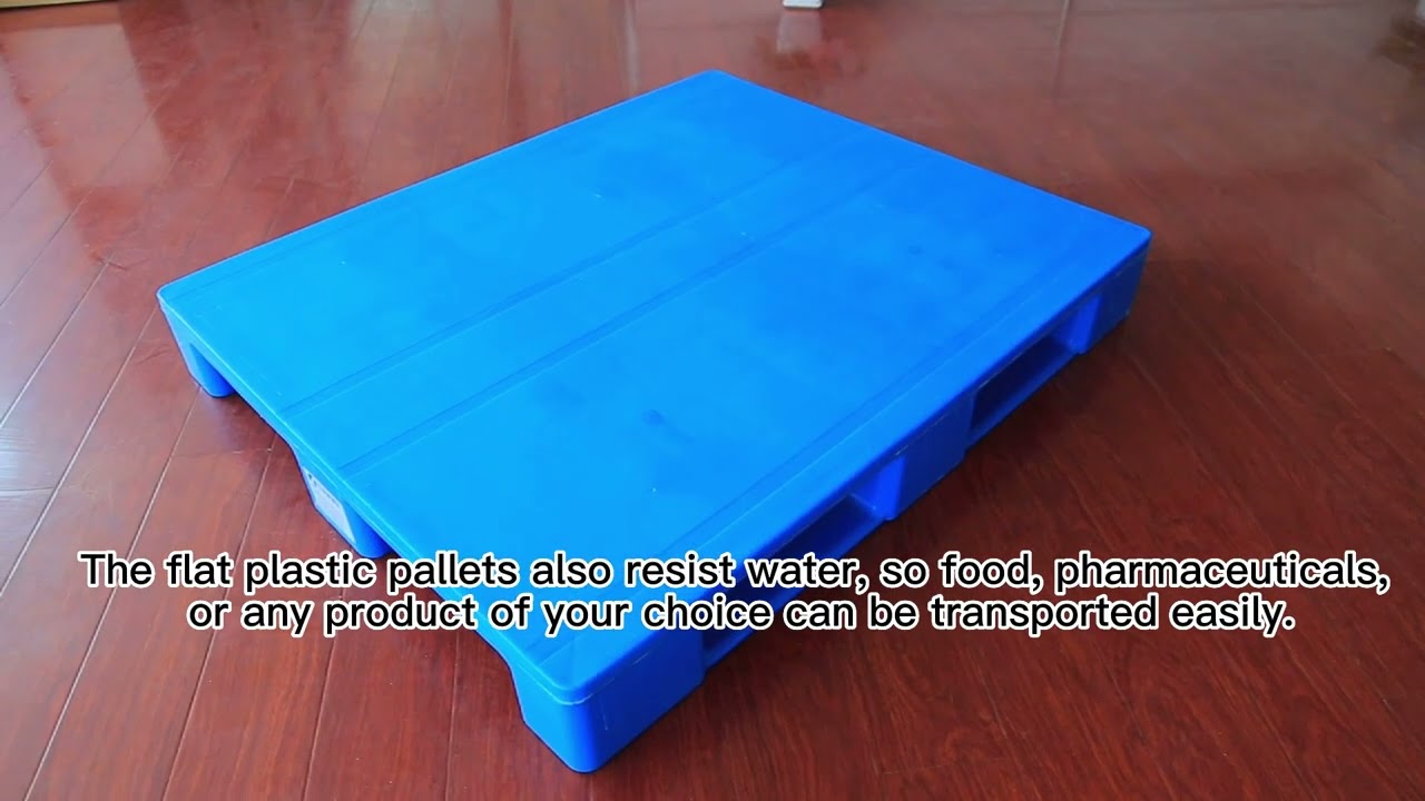 flat solid top warehouse rackable plastic pallets