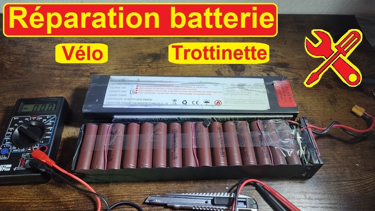 Batterie 36V 10,5Ah Urban Glide Ride 100S ( Seconde vie ) - Save My Battery