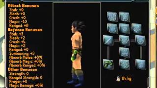 Runescape new green d hide armour re work-new look