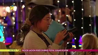 Blood Moon Rises During Total Lunar Eclipse