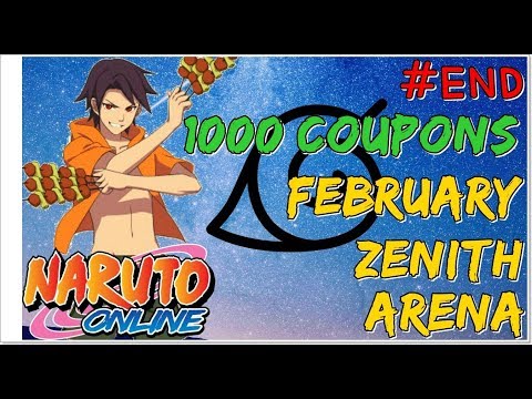 7 Wins, I Will Get 1000 Coupons | Zenith Arena February | Naruto Online