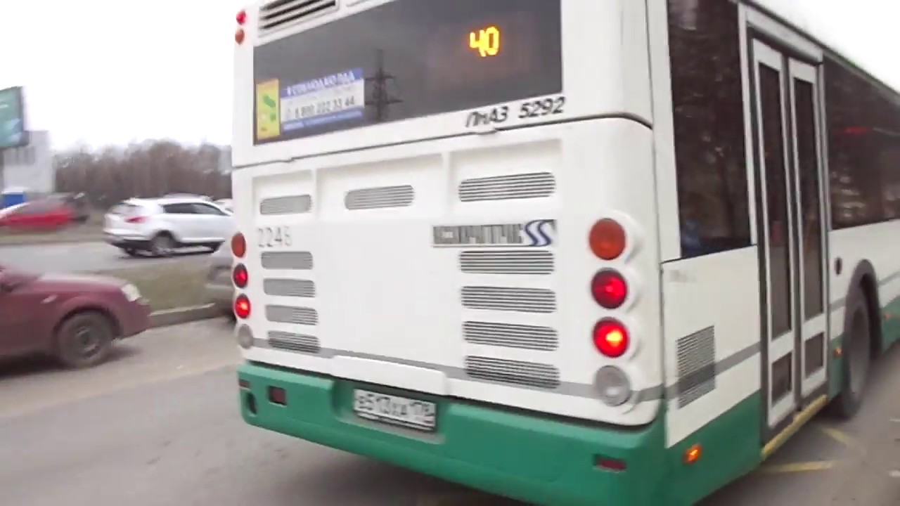 Автобус Санкт-Петербурга 8-321: ЛиАЗ-5292.60 б.2248 по №40 (16.04.18)
