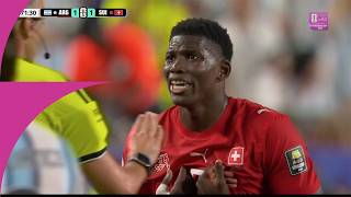 Double blow! Embolo sees red after second yellow for simulation from VAR | FIFA World Cup 2026™