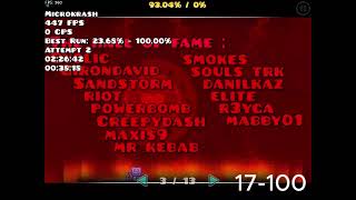 Cataclysm 2 best runs (74x2, 17-100)