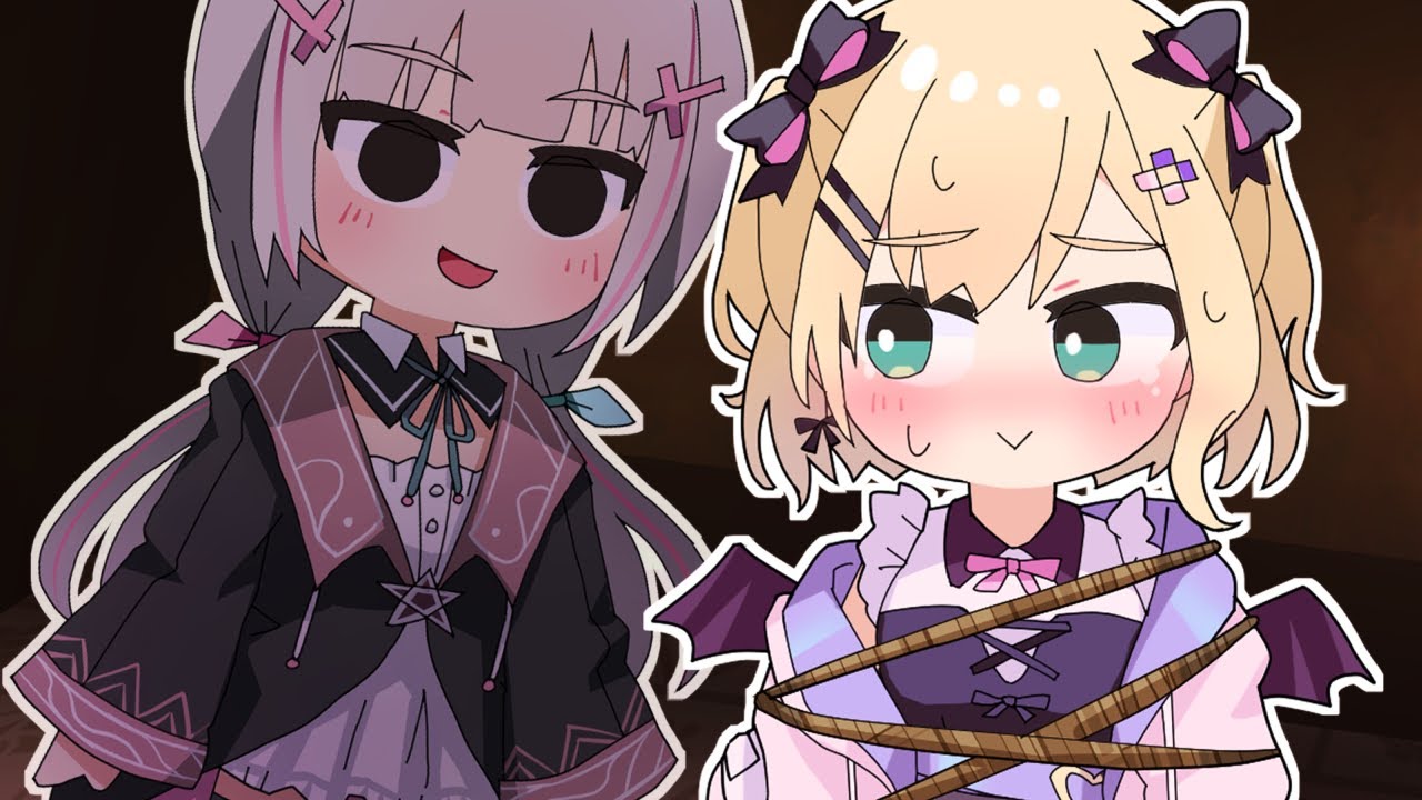 【手描き】空澄セナに仲良しを強制されていた胡桃のあ【ぶいすぽっ！/花芽なずな/胡桃のあ/兎咲ミミ/空澄セナ】【マンガ動画/アニメ/VTuber】