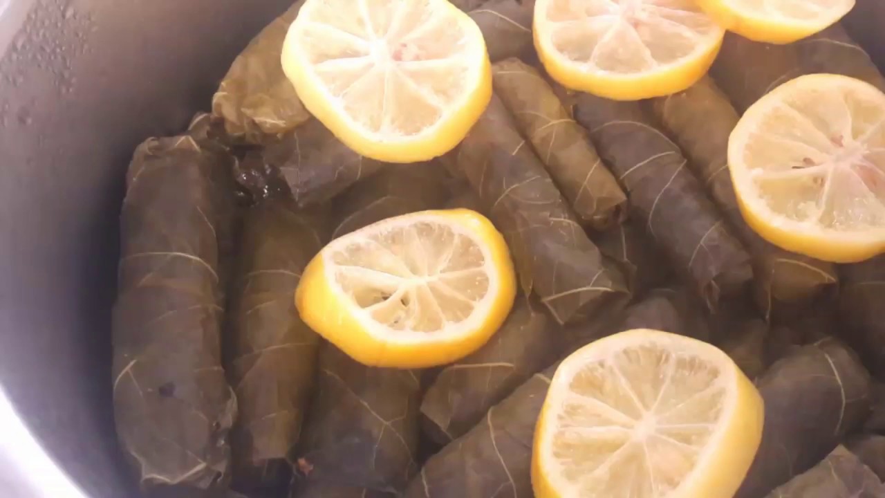 Турецкая сарма (yaprak sarma ) с виноградными листьями. Turkish food