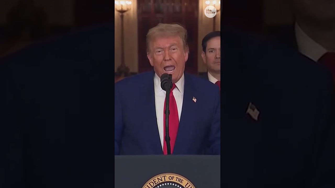Trump Addresses Nation After US Bombs Nuclear Sites In Iran Shorts