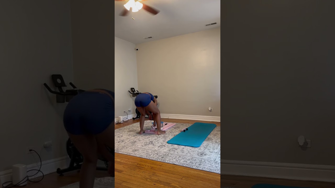 at home pilates moves vs reformer with @MoveWithNicole