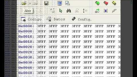 Encender led intermitente con el PIC 16f84a paso a paso.avi