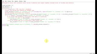 python Program to find five students score across 4 subjects and output highest average score