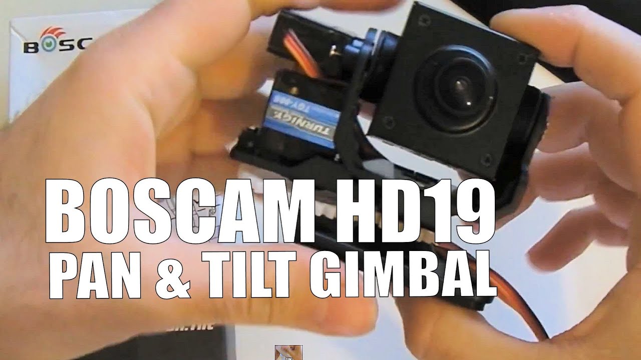 BOSCAM HD19 / ExplorerHD FPV Camera Pan & Tilt Mount