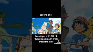 Sun and Moon Intros🥹✌️ #pokemon
