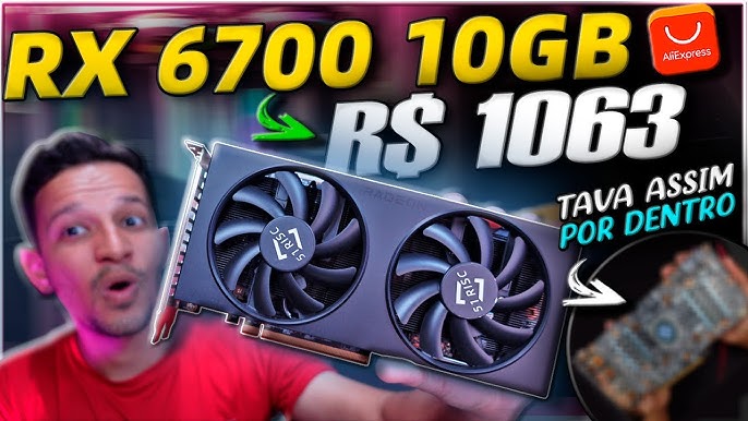 ABRI A RX 6800XT DO ALIEXPRESS ''LUCBIT'' O QUE EU ENCONTREI DENTRO DELA ME  SURPREENDEU!!! 