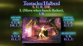 Dragons Lair: 08A Tentacles/Halberd  (Video Game Walkthrough)