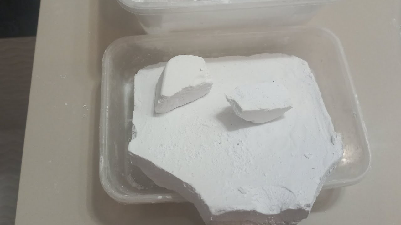 Fresh Home made gym chalk Crush [ASMR) [gym chalk] #gymchalkcrush - YouTube