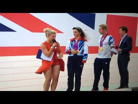 Helen Skelton Skirt blow up