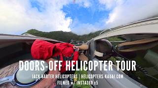 DOORS-OFF HELICOPTER TOUR - KAUAI, HAWAII - JACK HARTER HELICOPTERS - DEC 31, 2025 - INSTA360 x5