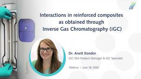 Interactions in reinforced composites as obtained through inverse gas chromatography (iGC)