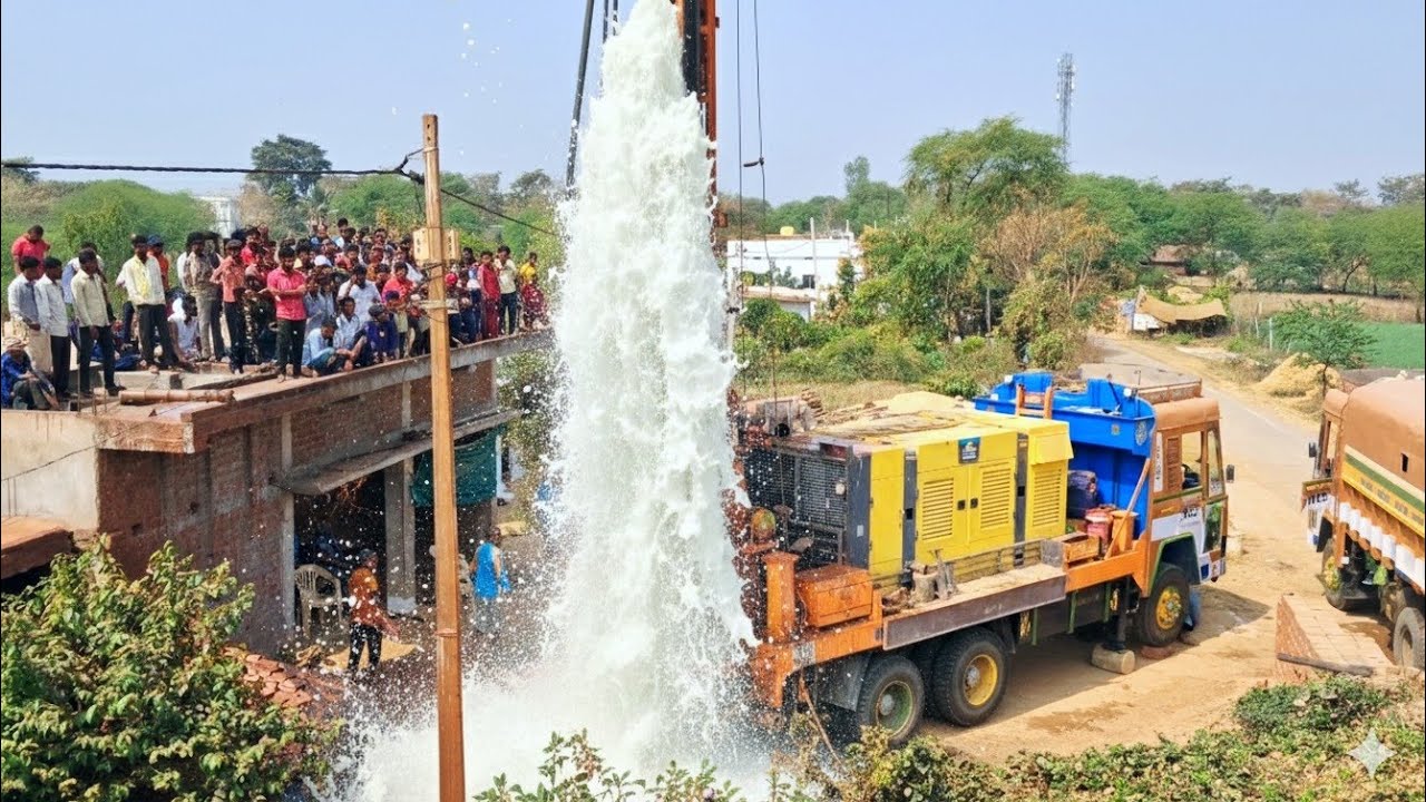 Borewell Drilling - 10 HP Motor 149 Feet Deep boring With Water Test | Coconut Water Check