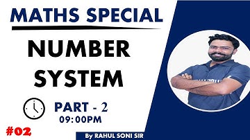 संख्या पद्धति || NUMBER SYSTEM || CLASS - 2 || FOR ALL EXAMS #UPTET #SUPER_TET || BY SONI SIR