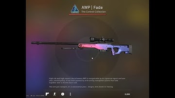 FIRST EVER AWP FADE UNBOXED CS:GO