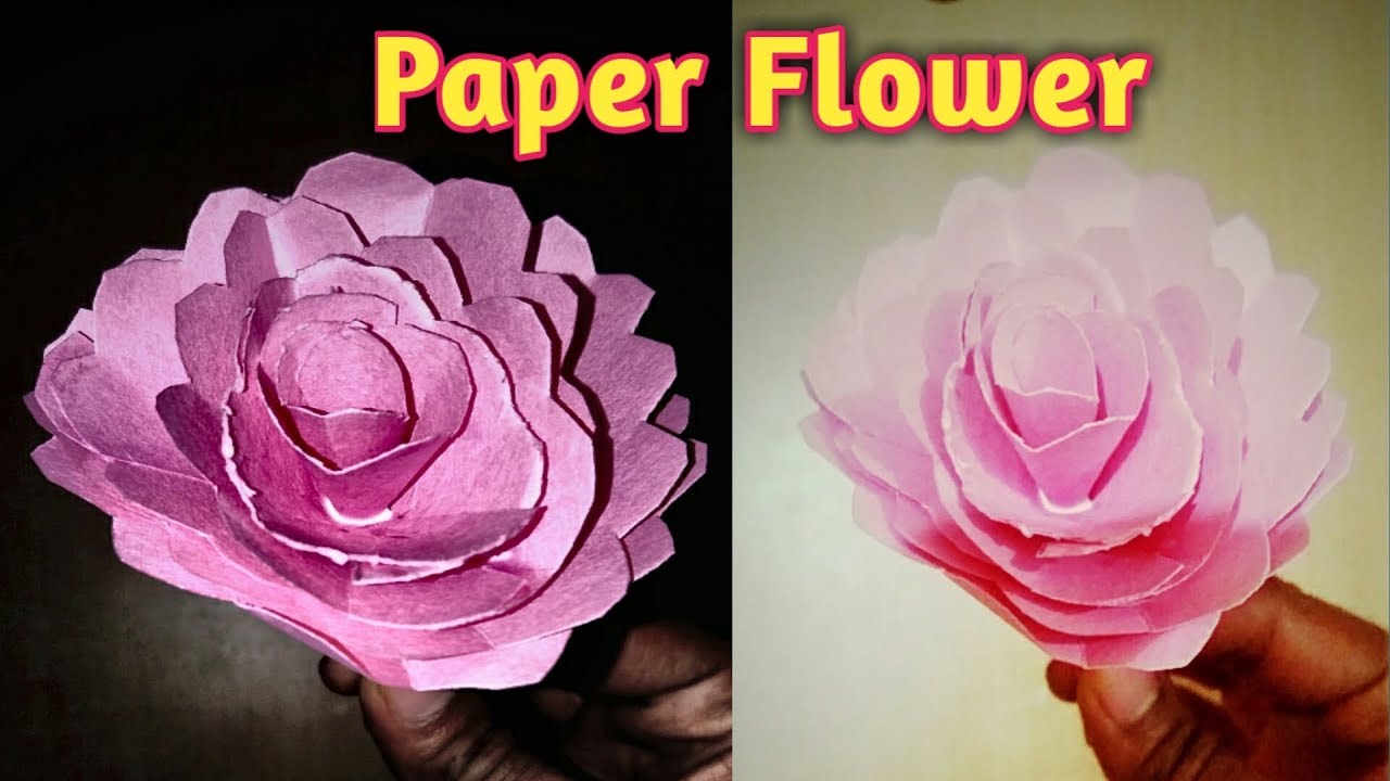 Kagajh ka phool | paper craft ideas | best out of waste | paper origami