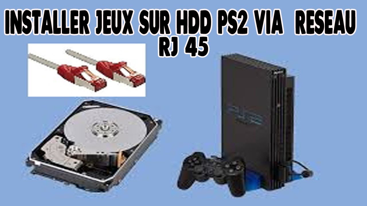 jeux ps2 sur disque dur : comment le faire avec un câble croisé RJ45