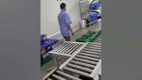 video of robot palletizer/automatic pallet stacker