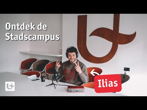 Ontdek de Stadscampus van Universiteit Antwerpen, met student Ilias