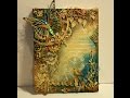 Mixed media canvas tutorial peace